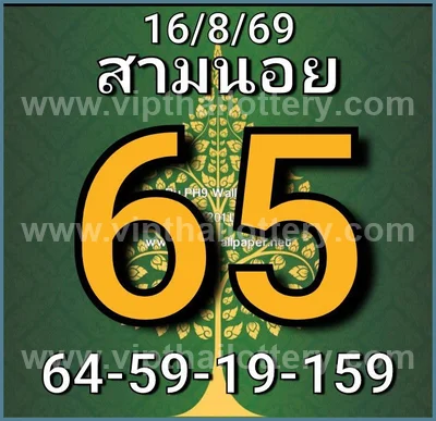 Thailand Lottery Down Touch 100% Sure Number HTF 01/09/2026