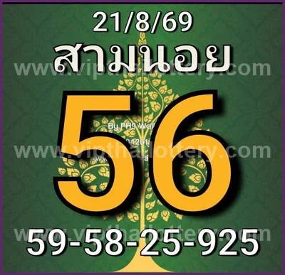 Thailand Lottery Down Touch 100% Sure Number HTF 01/09/2026