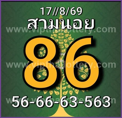 Thailand Lottery Down Touch 100% Sure Number HTF 01/09/2026