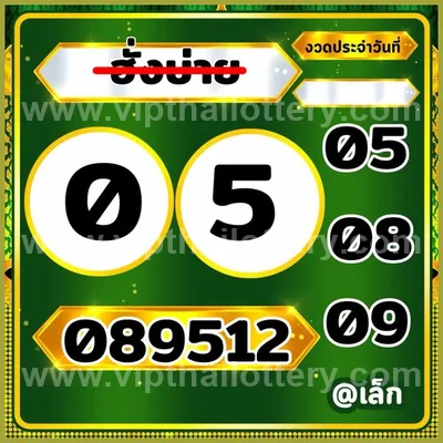 Thailand Lottery Numbers Tips Master HTF Touch Set 01/9/2026