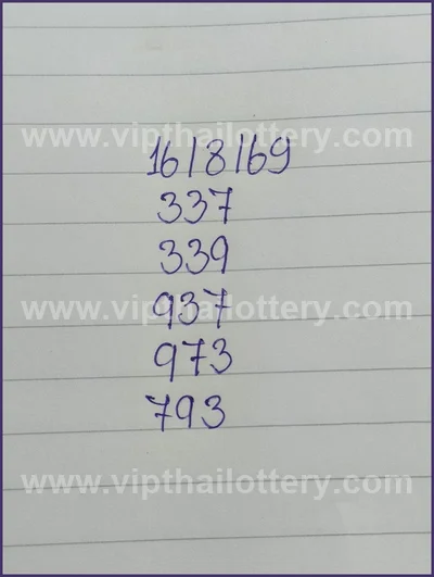 Thailand Lottery Down Lucky Formula Master Result 1-09-2026