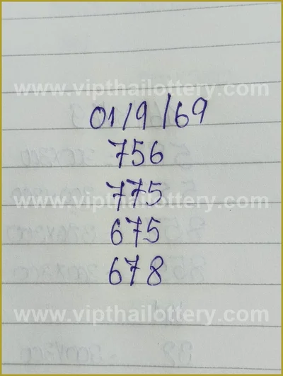 Thailand Lottery Down Lucky Formula Master Result 1-09-2026