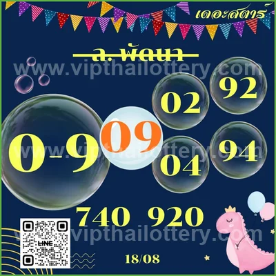 Thai Lottery Paper Non-Miss Lucky Numbers 3Up 1st Sep 2026
