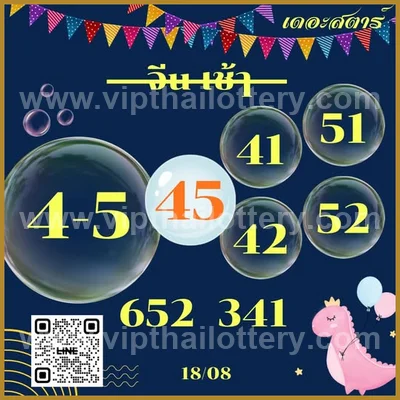 Thai Lottery Paper Non-Miss Lucky Numbers 3Up 1st Sep 2026