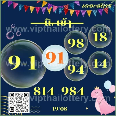 Thai Lottery Paper Non-Miss Lucky Numbers 3Up 1st Sep 2026