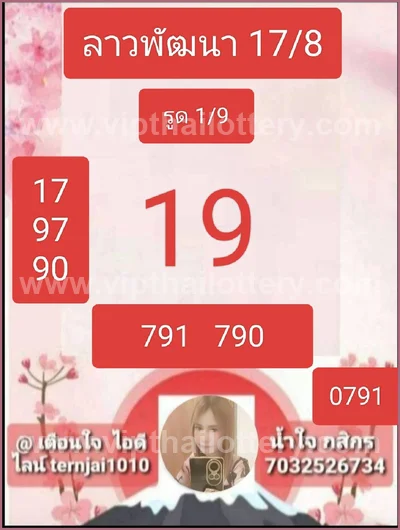 Thailand Lottery Down Winning Formula Cut Digit 01-09-2026