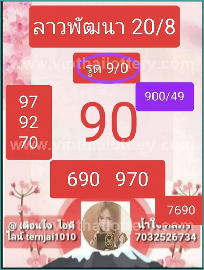 Thailand Lottery Down Winning Formula Cut Digit 01-09-2026