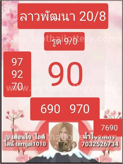 Thailand Lottery Down Winning Formula Cut Digit 01-09-2026
