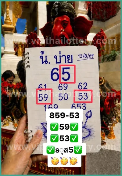 Thai Lottery Non-Miss VIP 100% Sure Number Result 01.9.2026