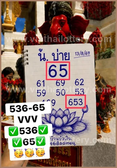 Thai Lottery Non-Miss VIP 100% Sure Number Result 01.9.2026