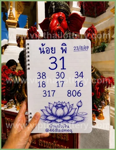 Thai Lottery Non-Miss VIP 100% Sure Number Result 01.9.2026