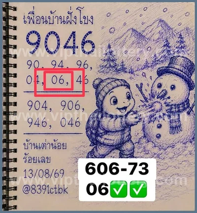 Thai Lottery 100% Sure Number Lucky Paper 1st September 26