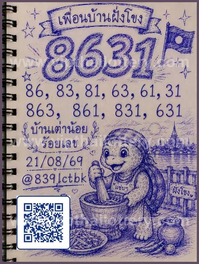 Thai Lottery 100% Sure Number Lucky Paper 1st September 26
