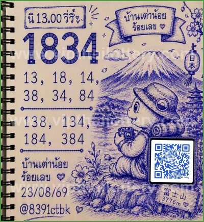 Thai Lottery 100% Sure Number Lucky Paper 1st September 26
