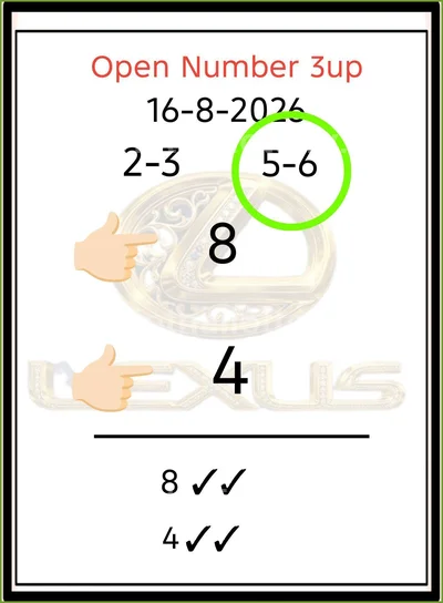 Thailand Lottery Down Touch Tips Final Game HTF 3Up 01.09.26