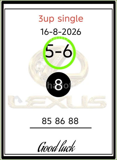 Thailand Lottery Down Touch Tips Final Game HTF 3Up 01.09.26