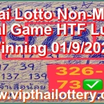 Thai Lotto Non-Miss Final Game HTF Lucky Winning 01/9/2026