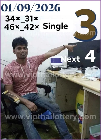 Thai Lottery Final Game VIP Cut Digit HTF 1st September 26