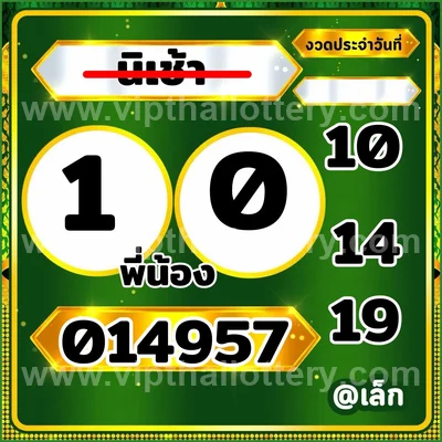 Thailand Lottery Numbers Formula Winning Cut Digit 01/9/2026