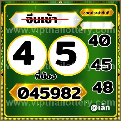 Thailand Lottery Numbers Formula Winning Cut Digit 01/9/2026