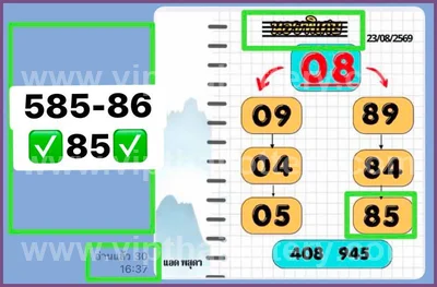 Thai Lotto Formula 3d Tips Numbers Direct 1st September 26
