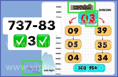 Thai Lotto Formula 3d Tips Numbers Direct 1st September 26