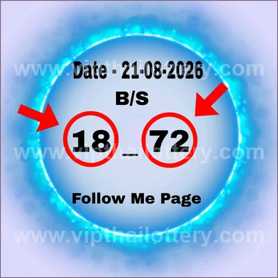 Thai Lotto Paper Lucky Touch Formula Numbers Set 01/09/2026