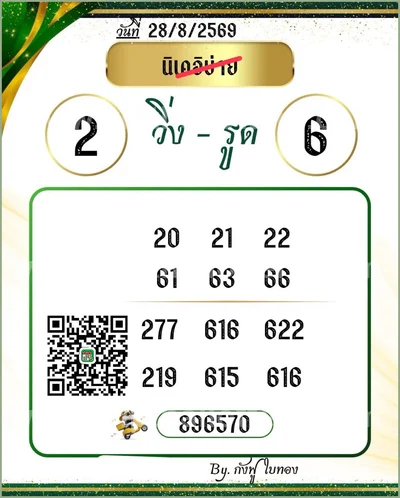Thailand Lottery Final Game Touch VIP Tips 1 September 2026
