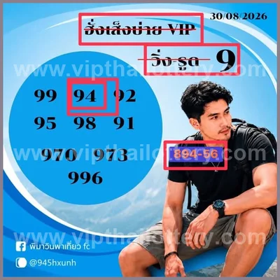 Thailand Lottery Winning Cut Digit Tips 3Up HTF 01-09-2026