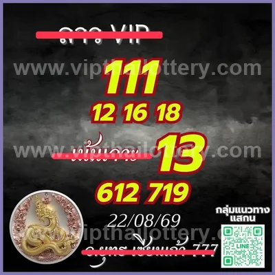 Thai Lottery HTF Tips VIP Sure namber Non-Miss 3Up 01-09-26