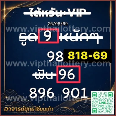 Thai Lottery HTF Tips VIP Sure namber Non-Miss 3Up 01-09-26