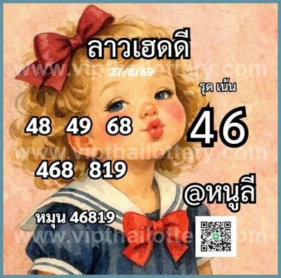 Thai Lotto Non-Miss Numbers 100% Sure Number Tips 16-09-26