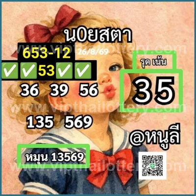Thai Lotto Non-Miss Numbers 100% Sure Number Tips 16-09-26
