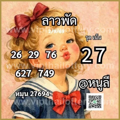 Thai Lotto Non-Miss Numbers 100% Sure Number Tips 16-09-26