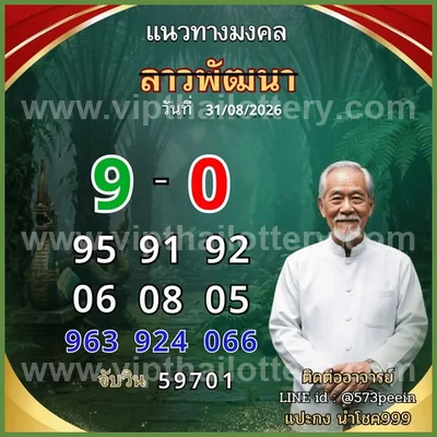 Thailand Lottery Down Touch Formula Tips 16 September 2026