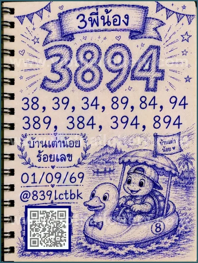 Thailand Lottery Down Game HTF Master Set 16th September 26