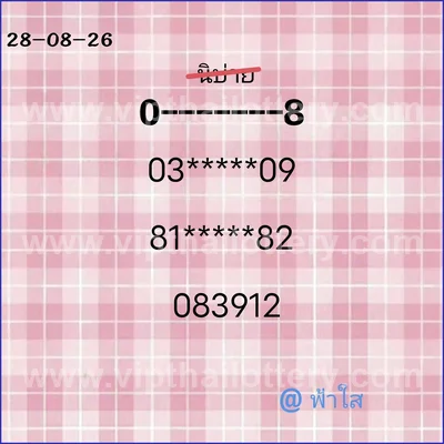 Thailand Lottery Down Tips Non-Miss Numbers Formula 16.09.26