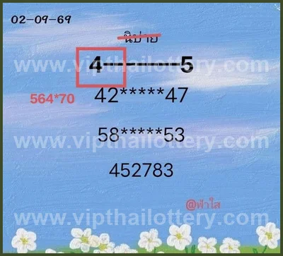 Thailand Lottery Down Tips Non-Miss Numbers Formula 16.09.26