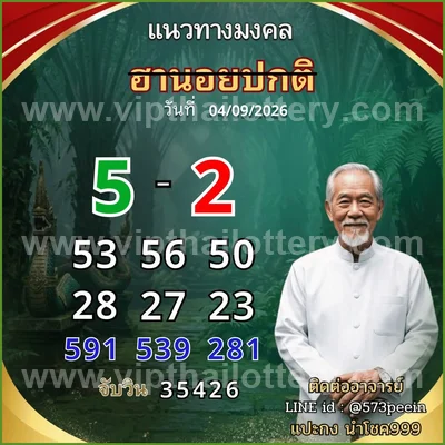 Thai Lottery Lucky 3d Tips VIP Cut Digit Formula 16-09-2026