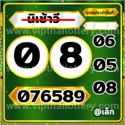 Thailand Lottery Down Numbers 3Up VIP Formula Set 16-09-2026