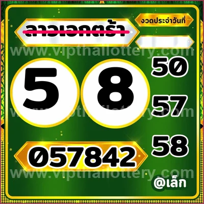 Thailand Lottery Down Numbers 3Up VIP Formula Set 16-09-2026