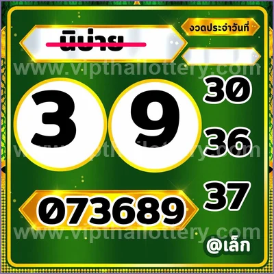 Thailand Lottery Down Numbers 3Up VIP Formula Set 16-09-2026