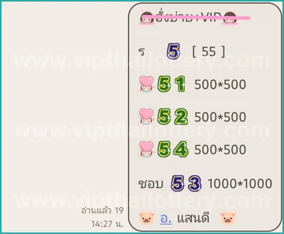 Thai Lottery Tips Game Paper HTF VIP Cut Digit 16-09-2026
