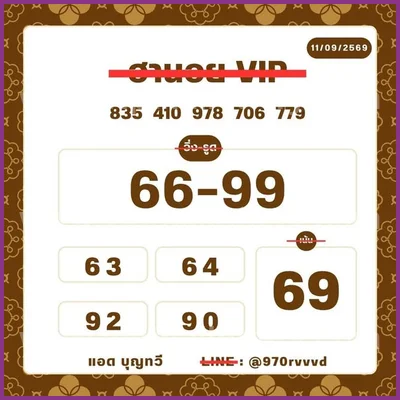 Thai Lotto Cut Digit 3Up Master 3d Tips Game Set 16.09.2026