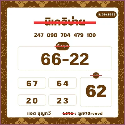Thai Lotto Cut Digit 3Up Master 3d Tips Game Set 16.09.2026