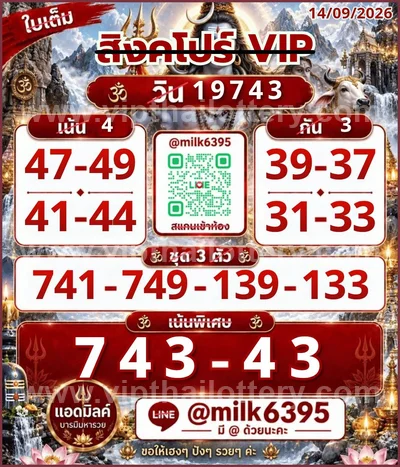 Thai Lottery Numbers HTF Tips Game Set Touch VIP 16.09.2026