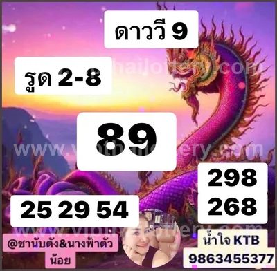 Thailand Lottery VIP Paper Lucky Set Final Game 16/9/2026