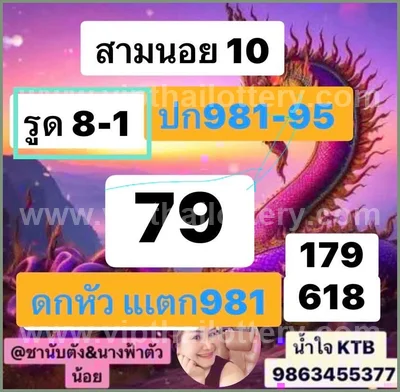 Thailand Lottery VIP Paper Lucky Set Final Game 16/9/2026