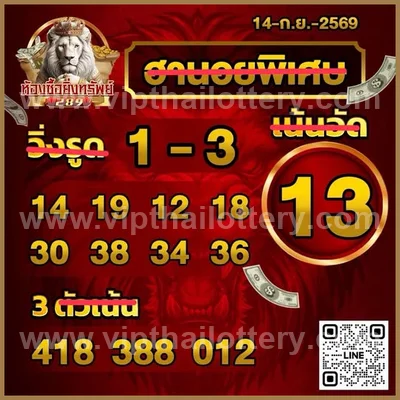 Thailand Lottery Down HTF Set VIP Formula Numbers 16-09-2026